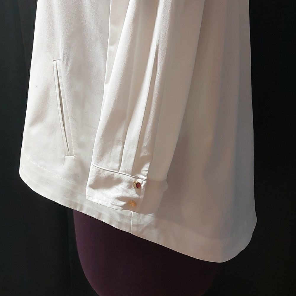 H Halston High Low Jacket - Picture 3 of 9